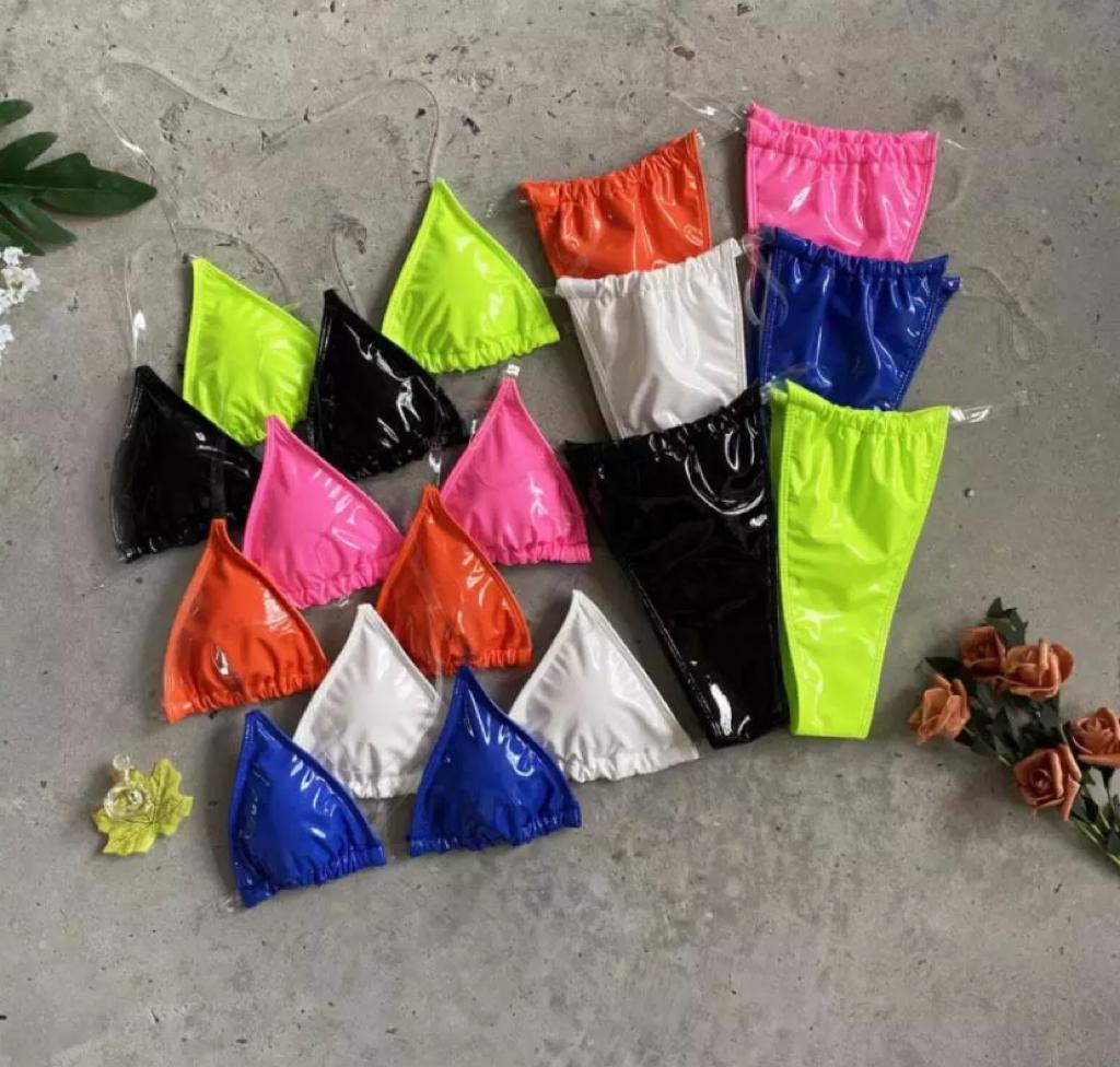 Clear Strap Bikini Set