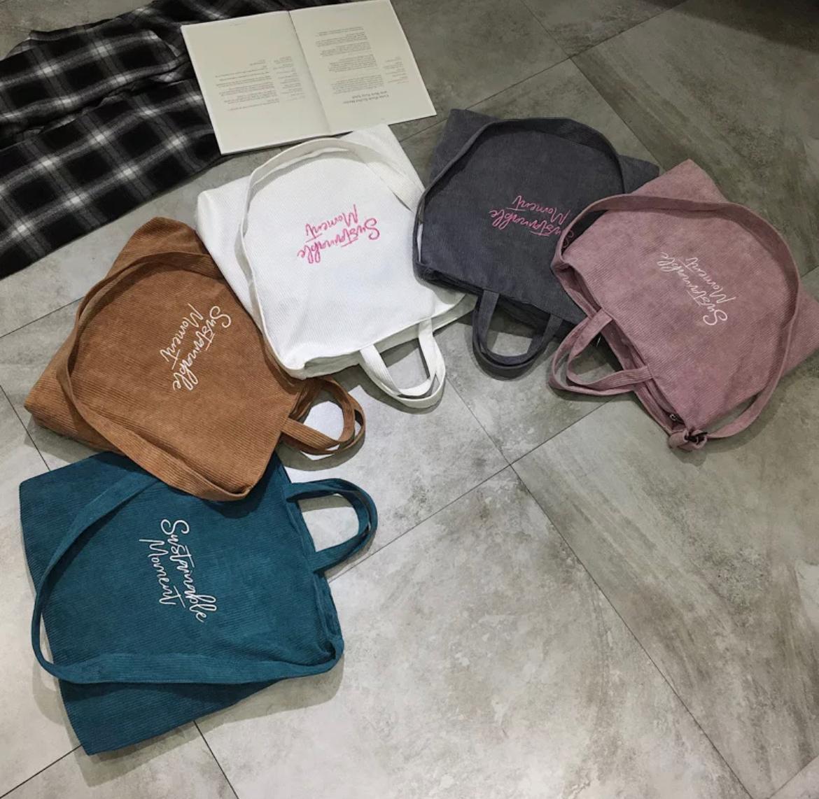 Large Corduroy Handbags