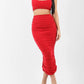 Ruffle skirt and crop top set